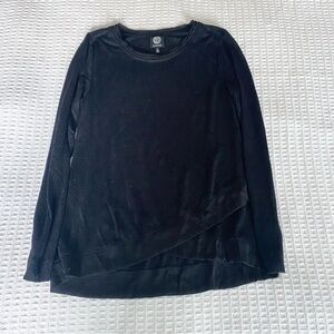 Bobeau Black Knit long sleeve Top size small